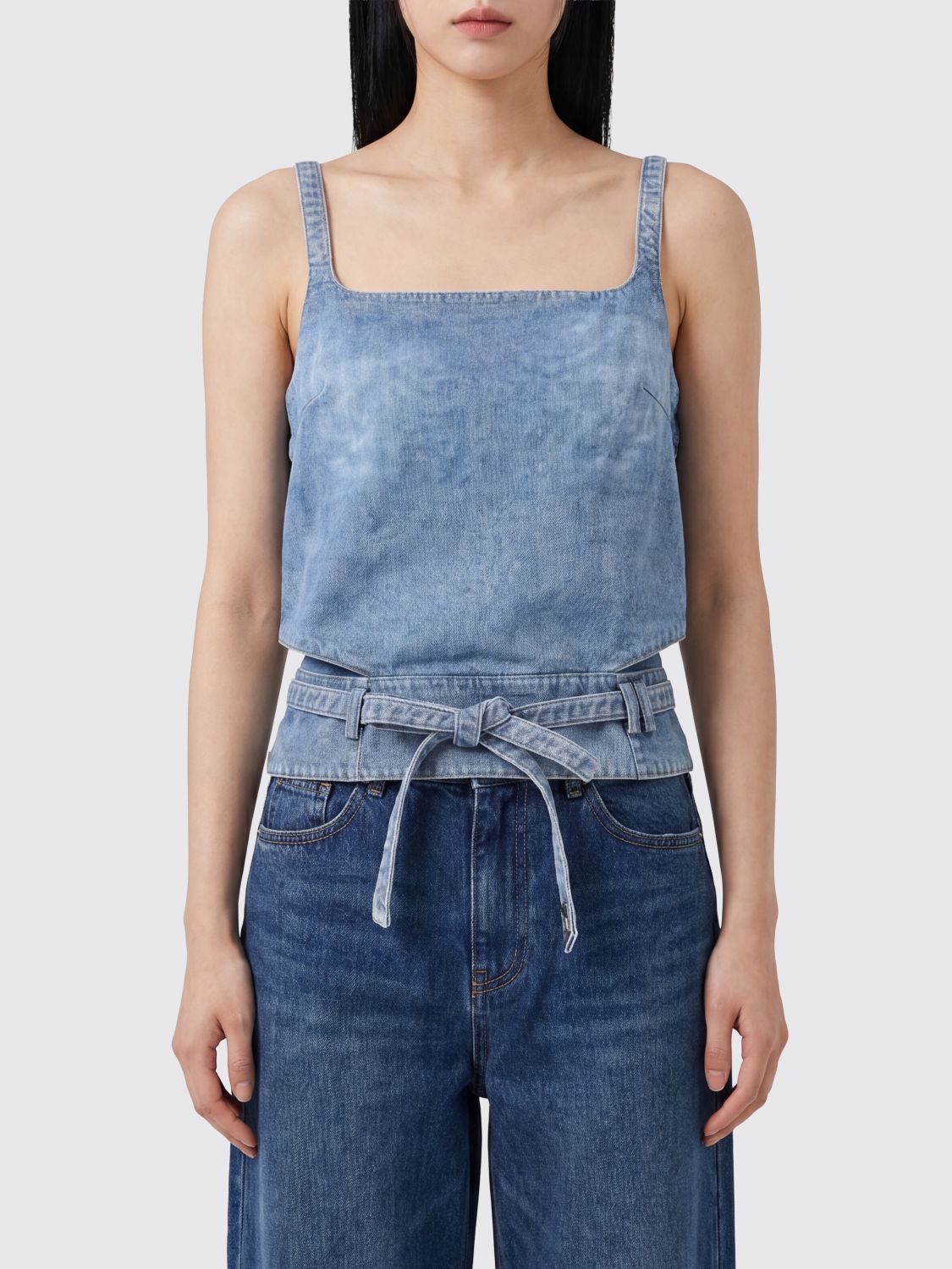 DIESEL Top Woman color Blue