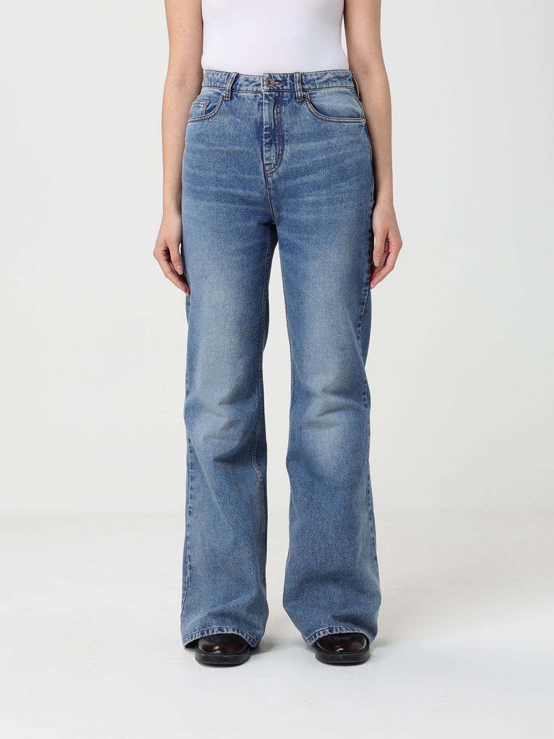 AMI PARIS Flared Jeans aus Baumwolldenim