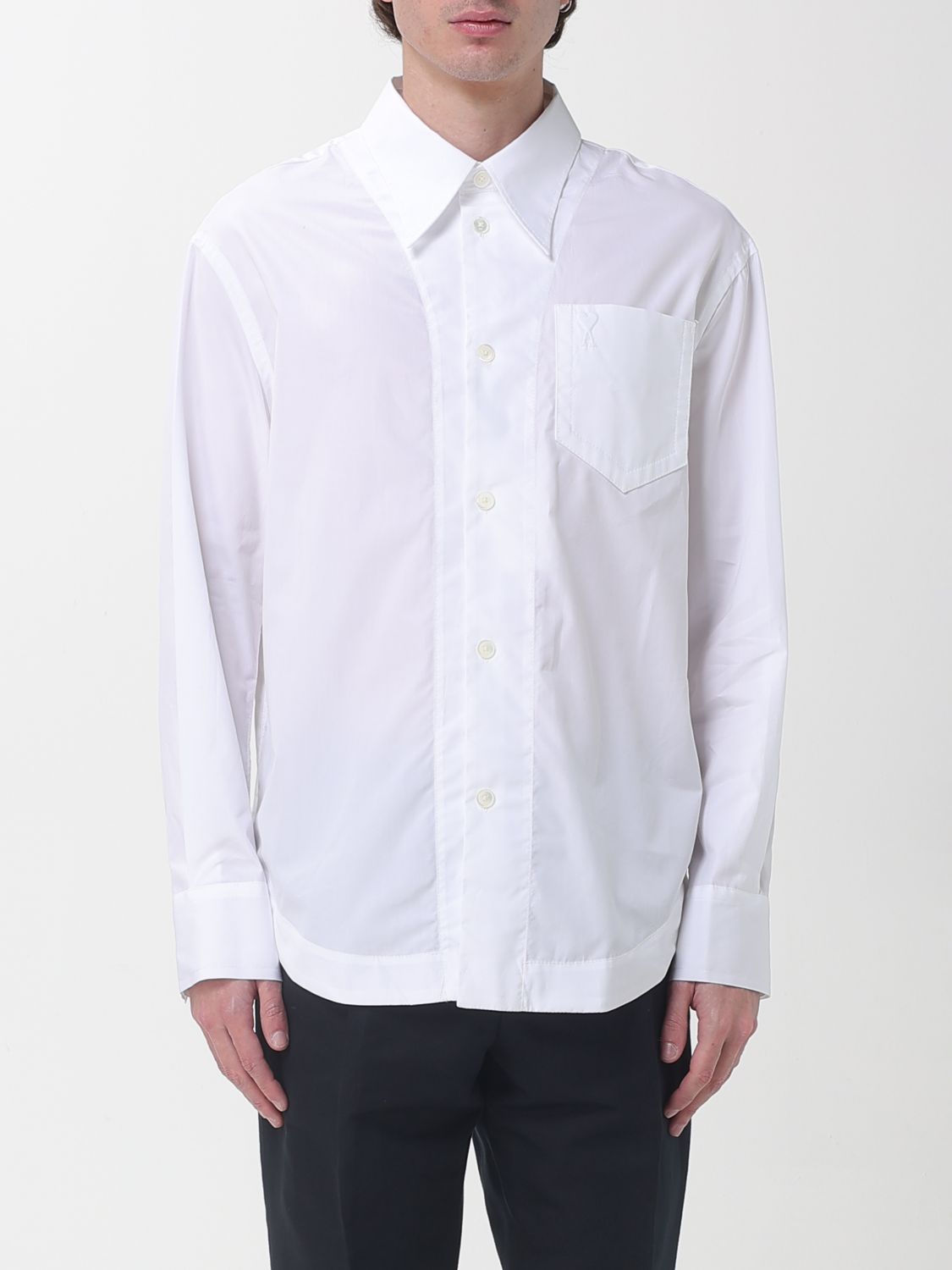 AMI PARIS Cotton Poplin Shirt