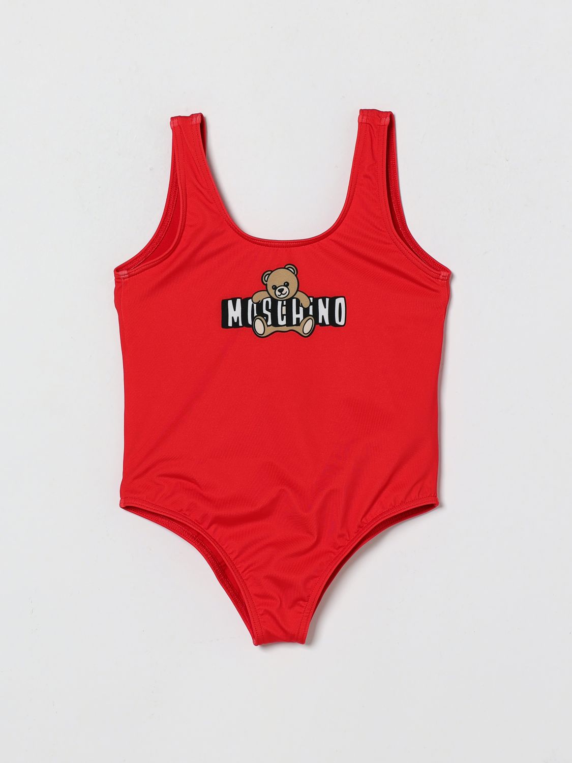 MOSCHINO Einteiliger Badeanzug aus Stretch-Polyester