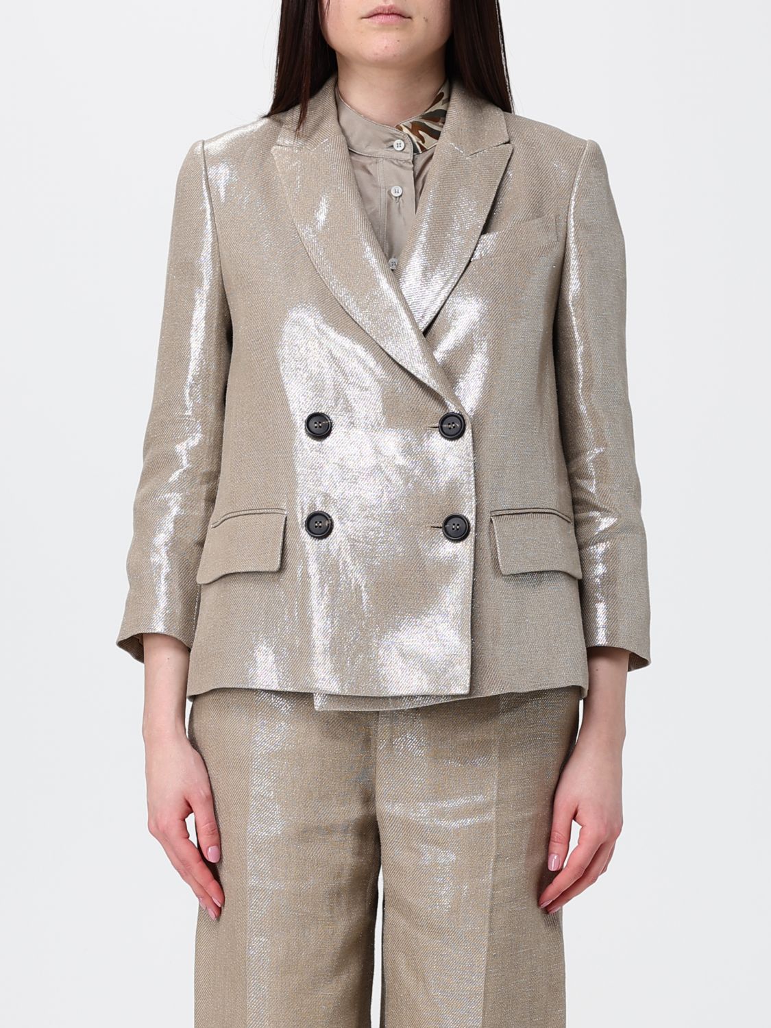 BRUNELLO CUCINELLI Double-Breasted Blazer