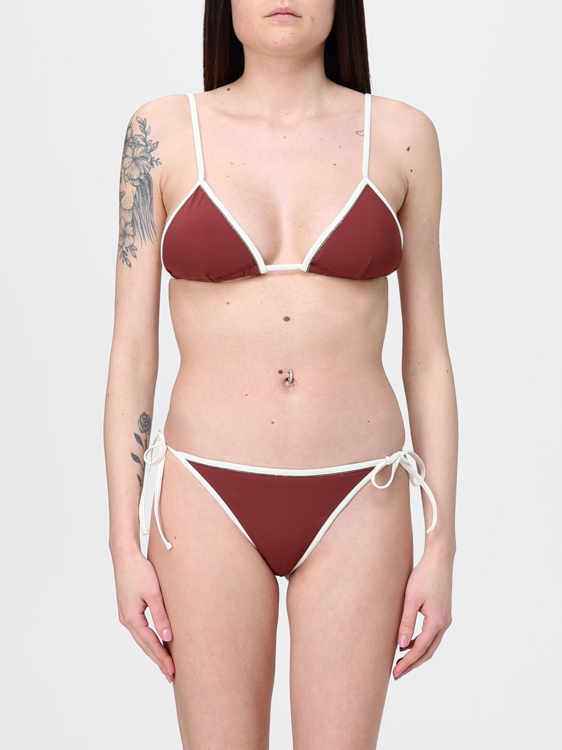 BRUNELLO CUCINELLI BRUNELLO CUCINELLI Swimsuit Woman color Red　BRUNELLO CUCINELLI 水着 女性 カラー レッド