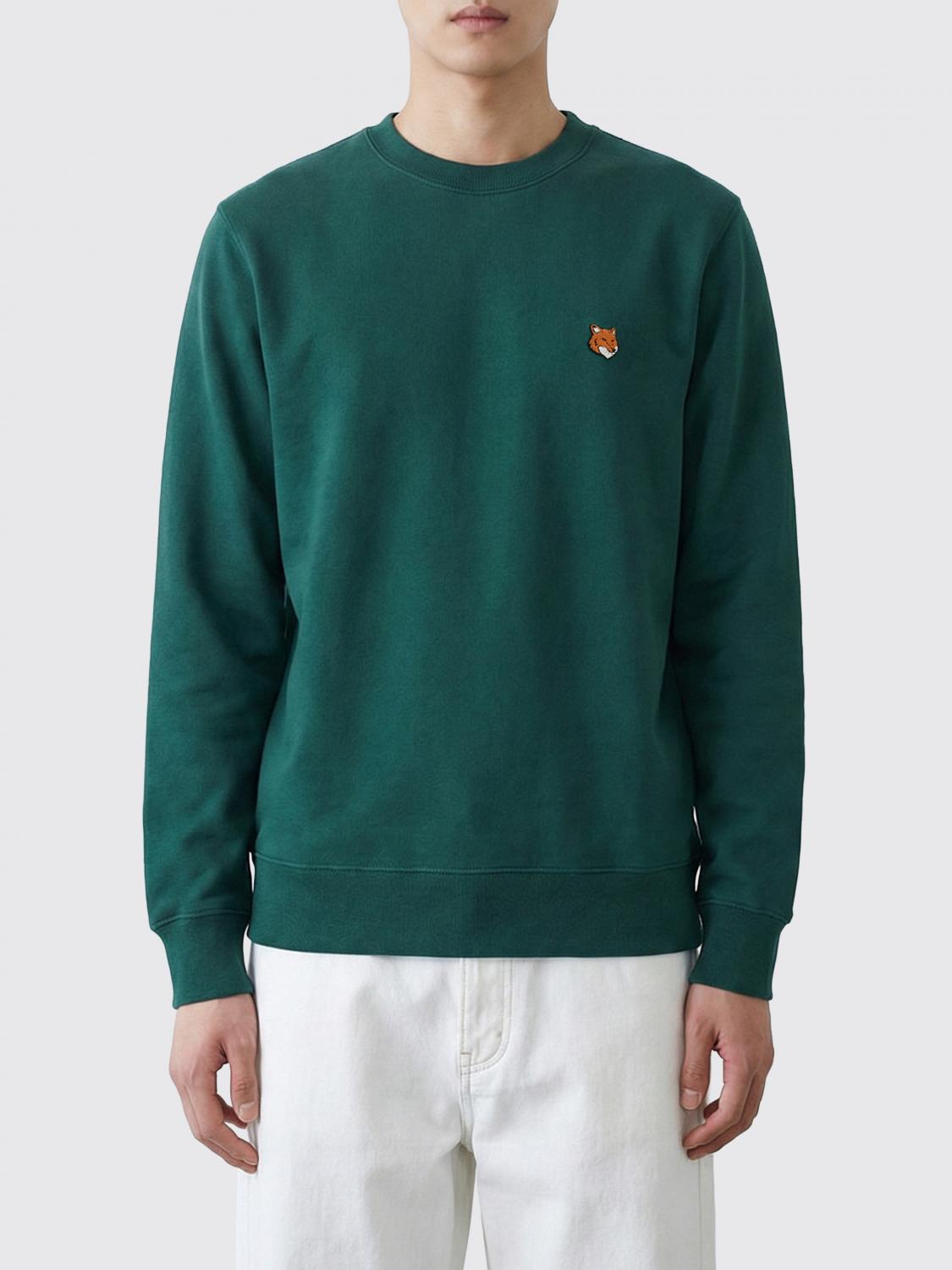 MAISON KITSUNÉ Rundhals Sweatshirt aus Baumwolle