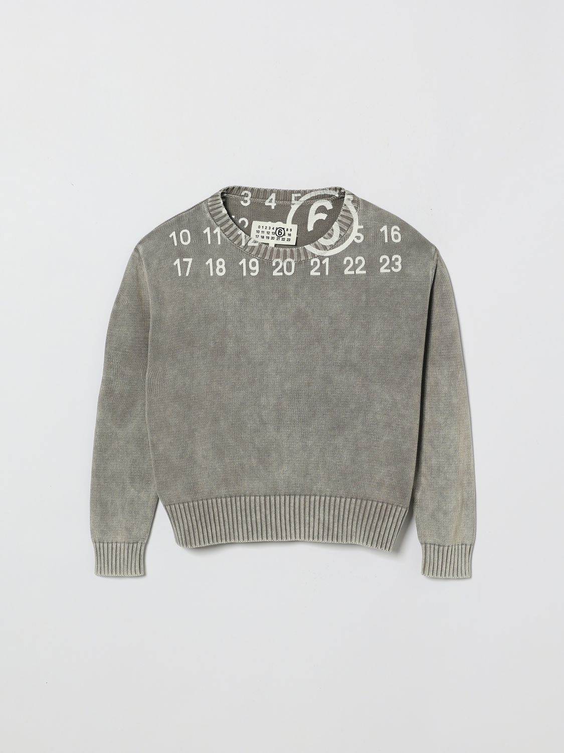 MM6 MAISON MARGIELA Rundhals Pullover aus Baumwolle