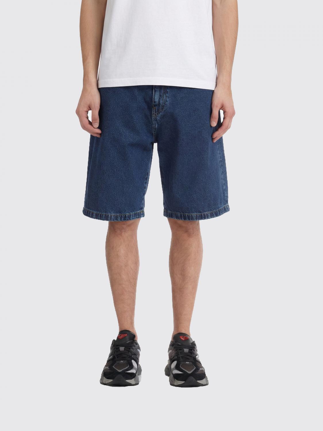Carhartt Wip Cotton Denim Shorts