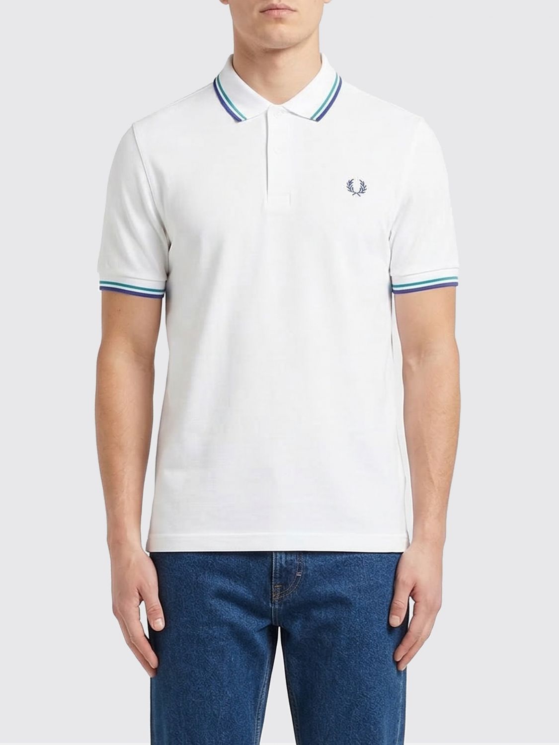 FRED PERRY Baumwoll-Polohemd mit Logo