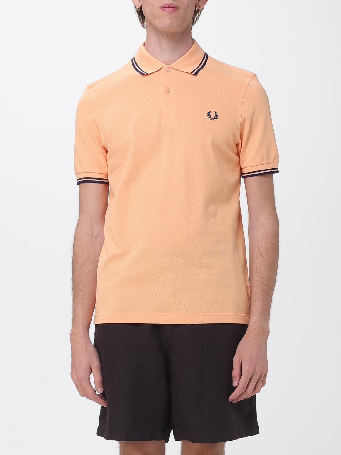 Fred Perry Cotton Polo Shirt with Logo