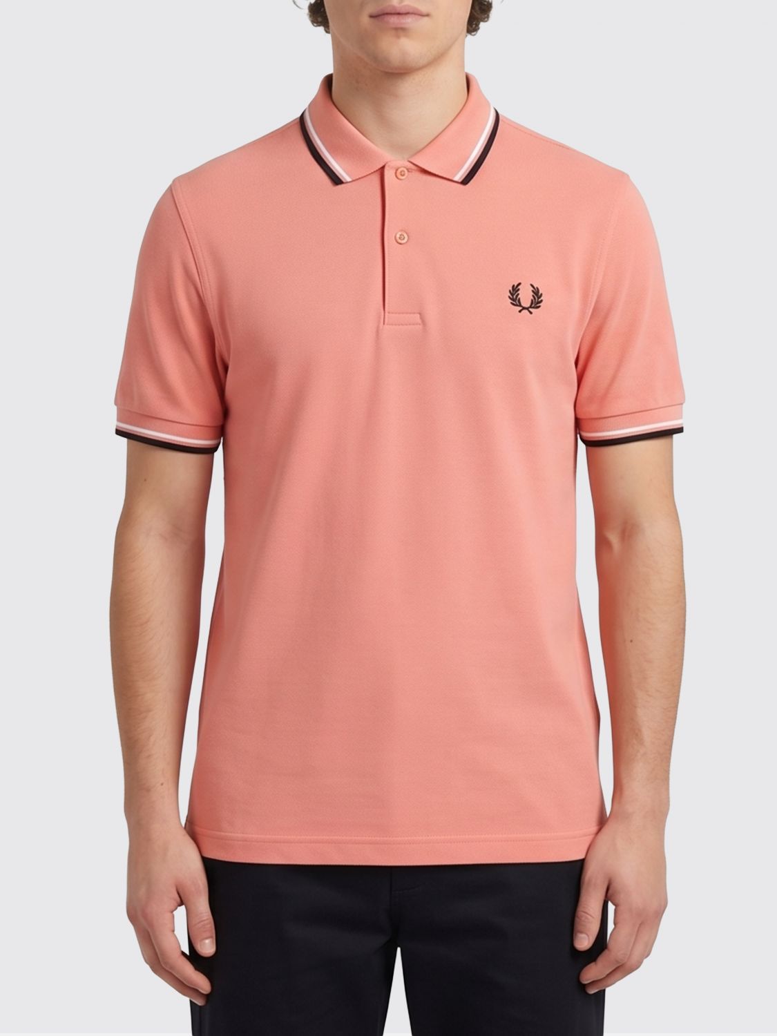 FRED PERRY Polo Shirt Men color Strawberry