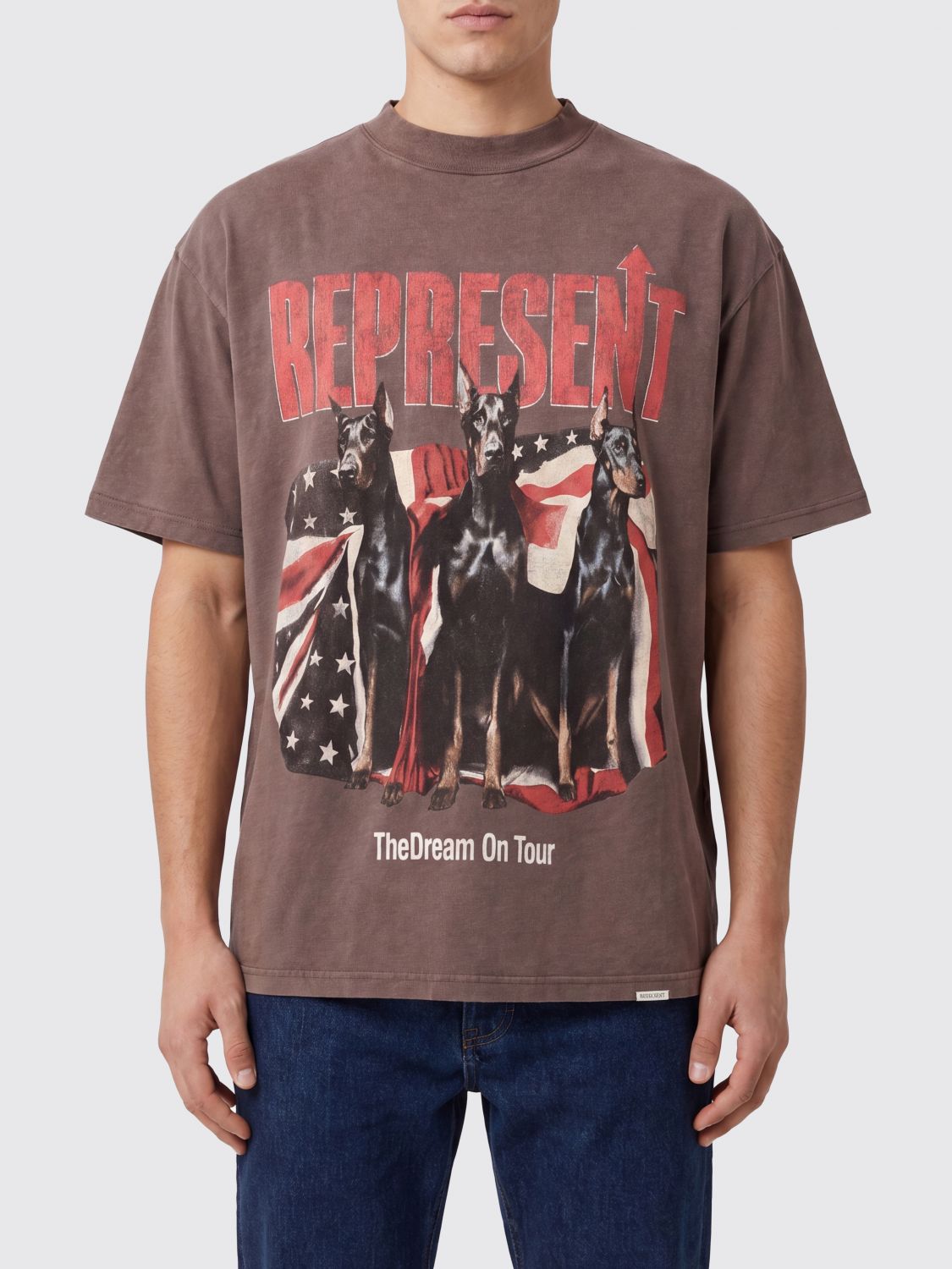 REPRESENT T-shirt in cotone stampata