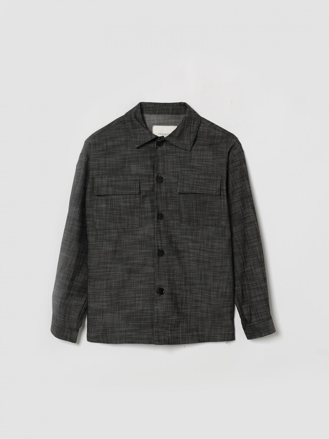 PAOLO PECORA Baumwoll-Mix Overshirt