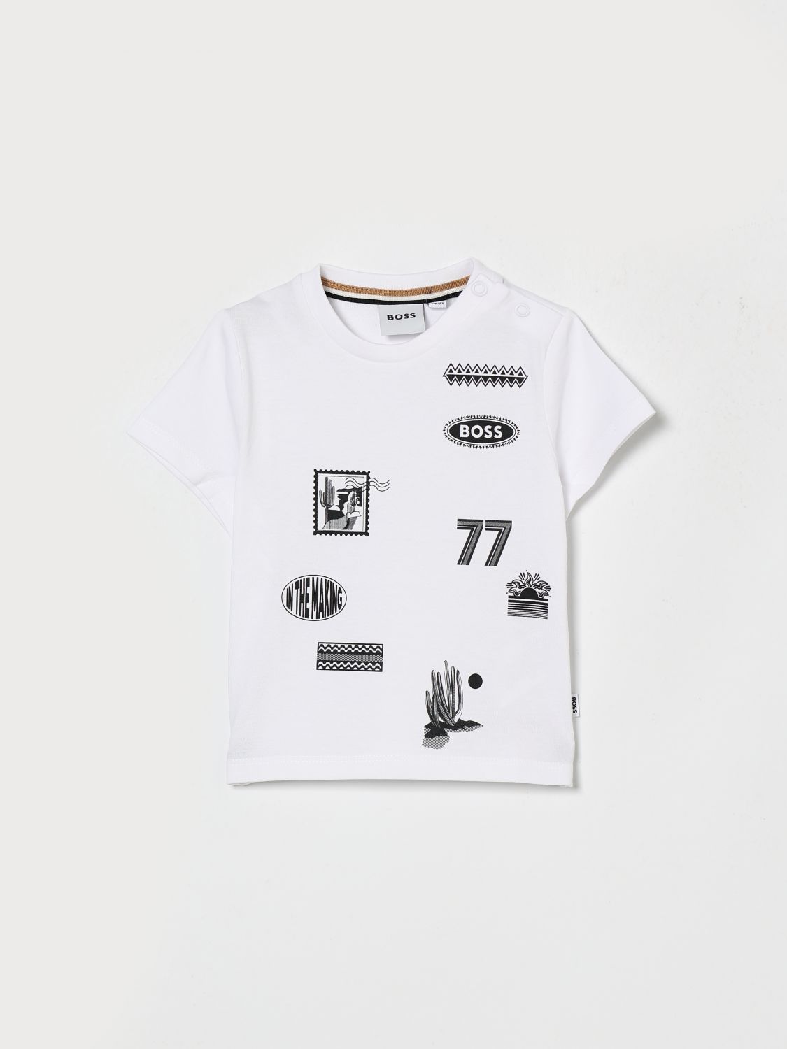 BOSS Baumwoll-Rundhals-T-Shirt