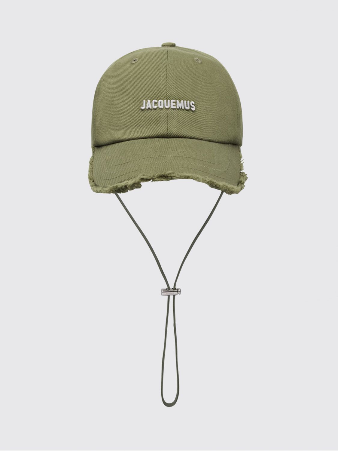 JACQUEMUS JACQUEMUS Cotton Baseball Cap with Logo　JACQUEMUS ロゴ入りコットンベースボールキャップ