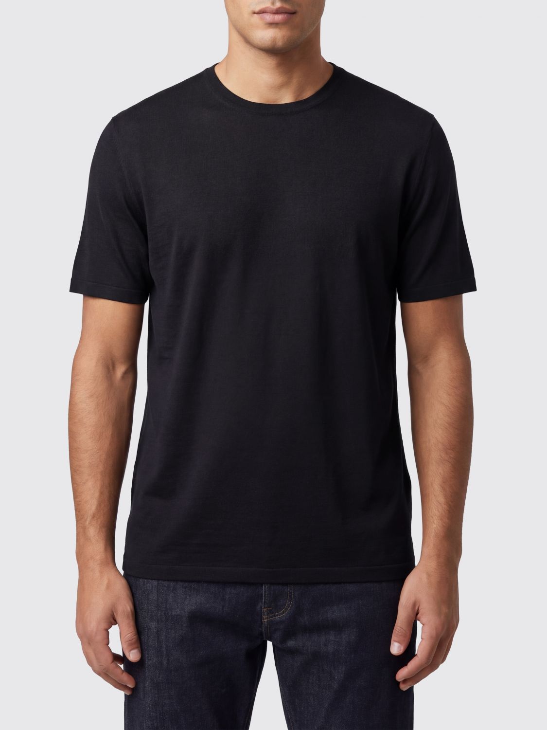 ROBERTO COLLINA Basic Baumwoll-T-Shirt
