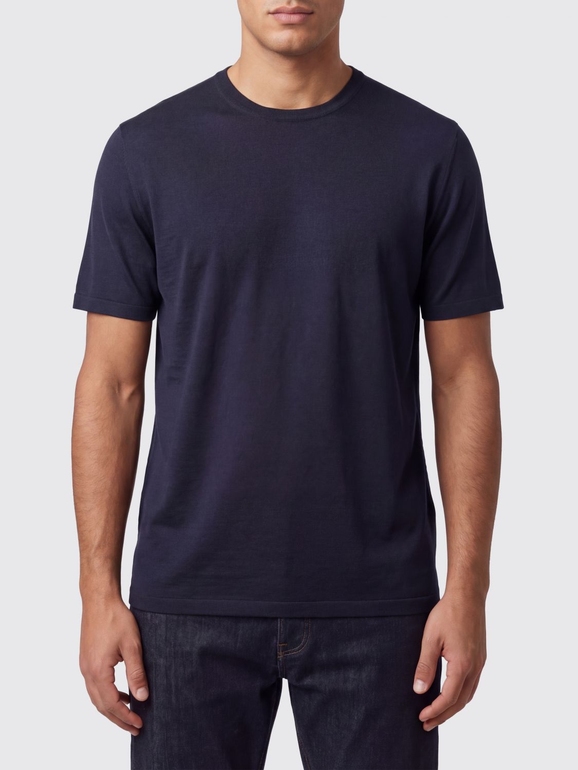 ROBERTO COLLINA Basic Baumwoll-T-Shirt