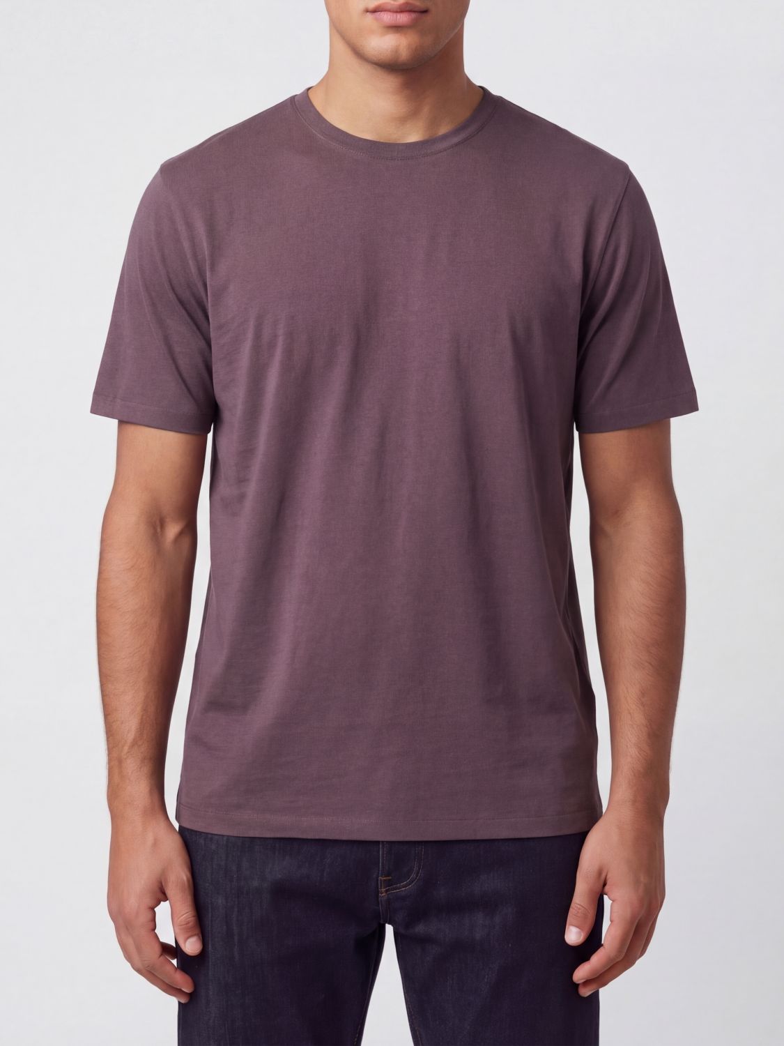 ROBERTO COLLINA Basic Baumwoll-T-Shirt