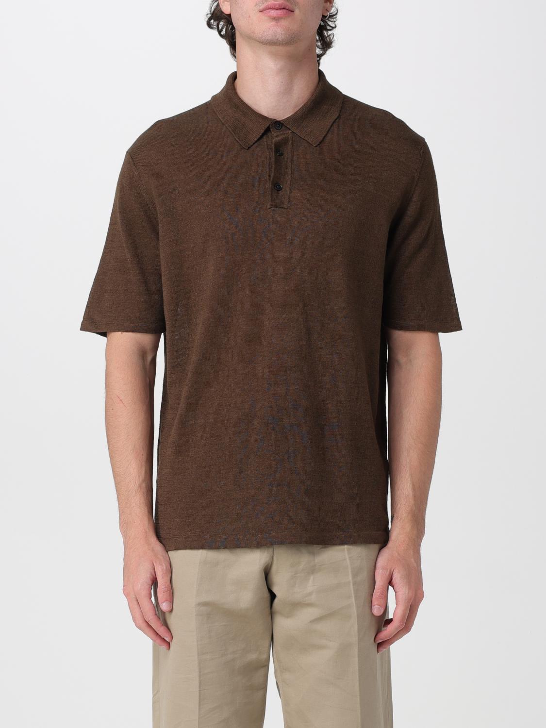 ROBERTO COLLINA Leinen-Poloshirt