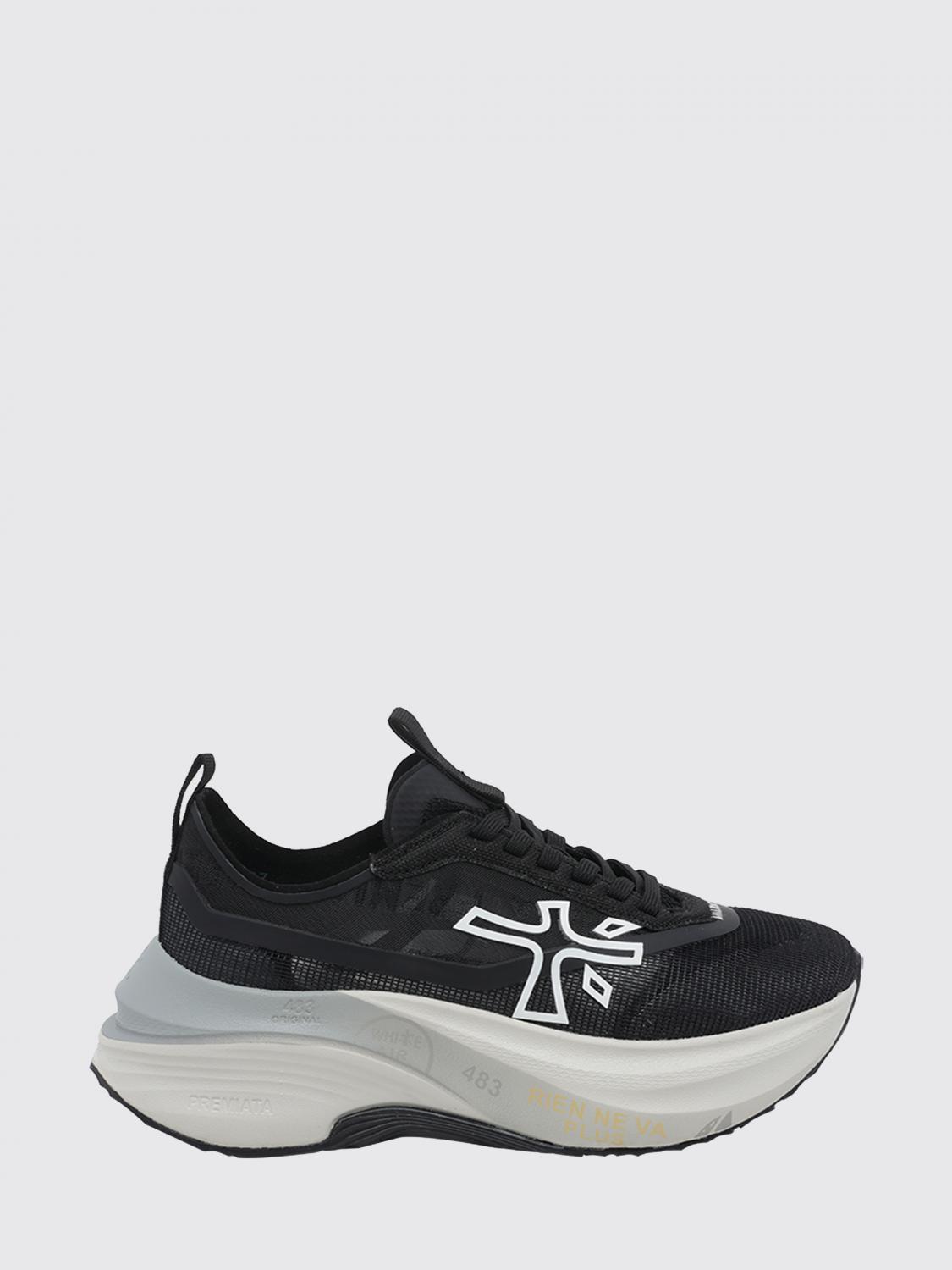 Premiata Hill Nylon and Suede Sneakers
