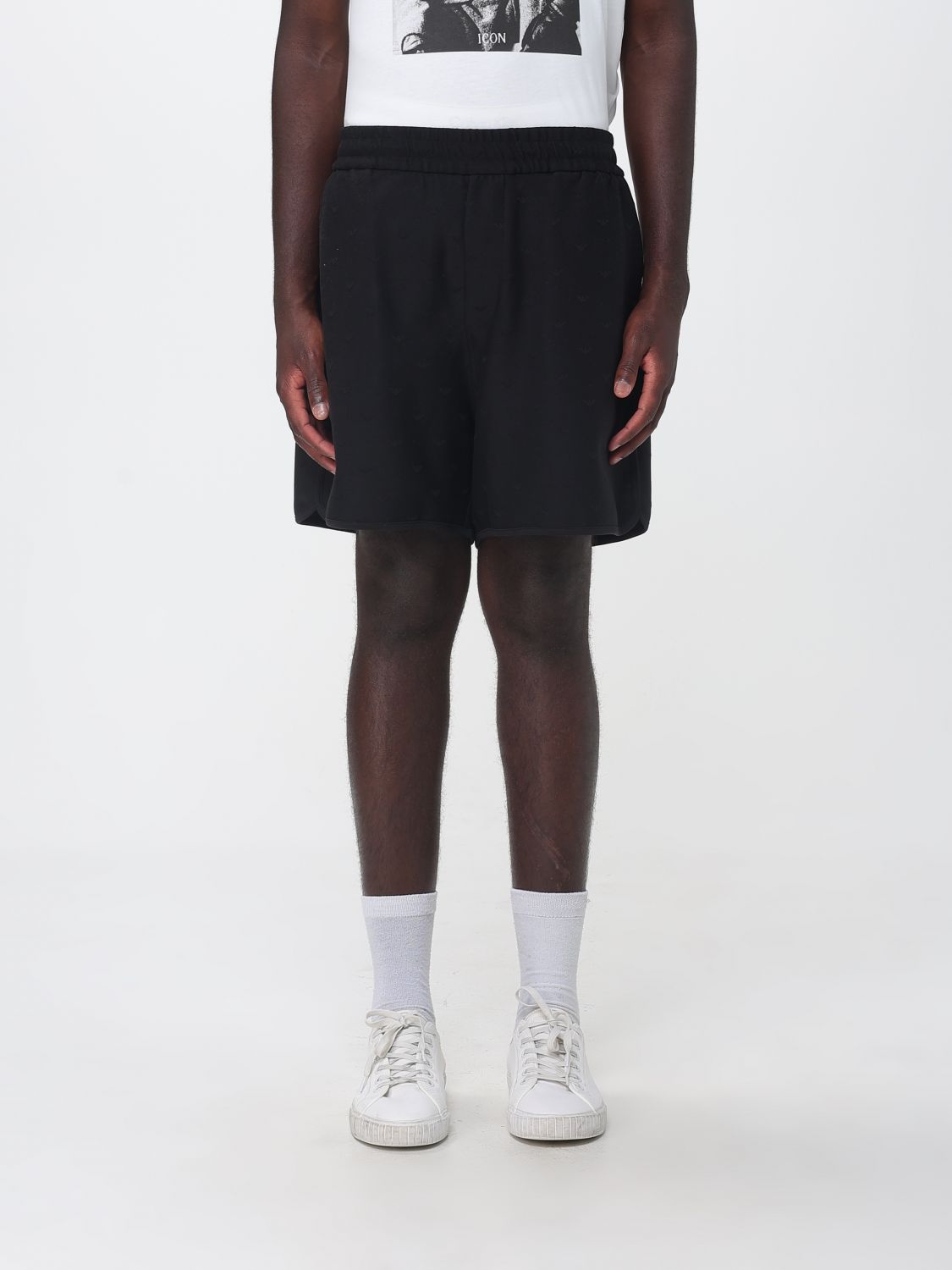 EMPORIO ARMANI Pantaloncini jogging in misto cotone