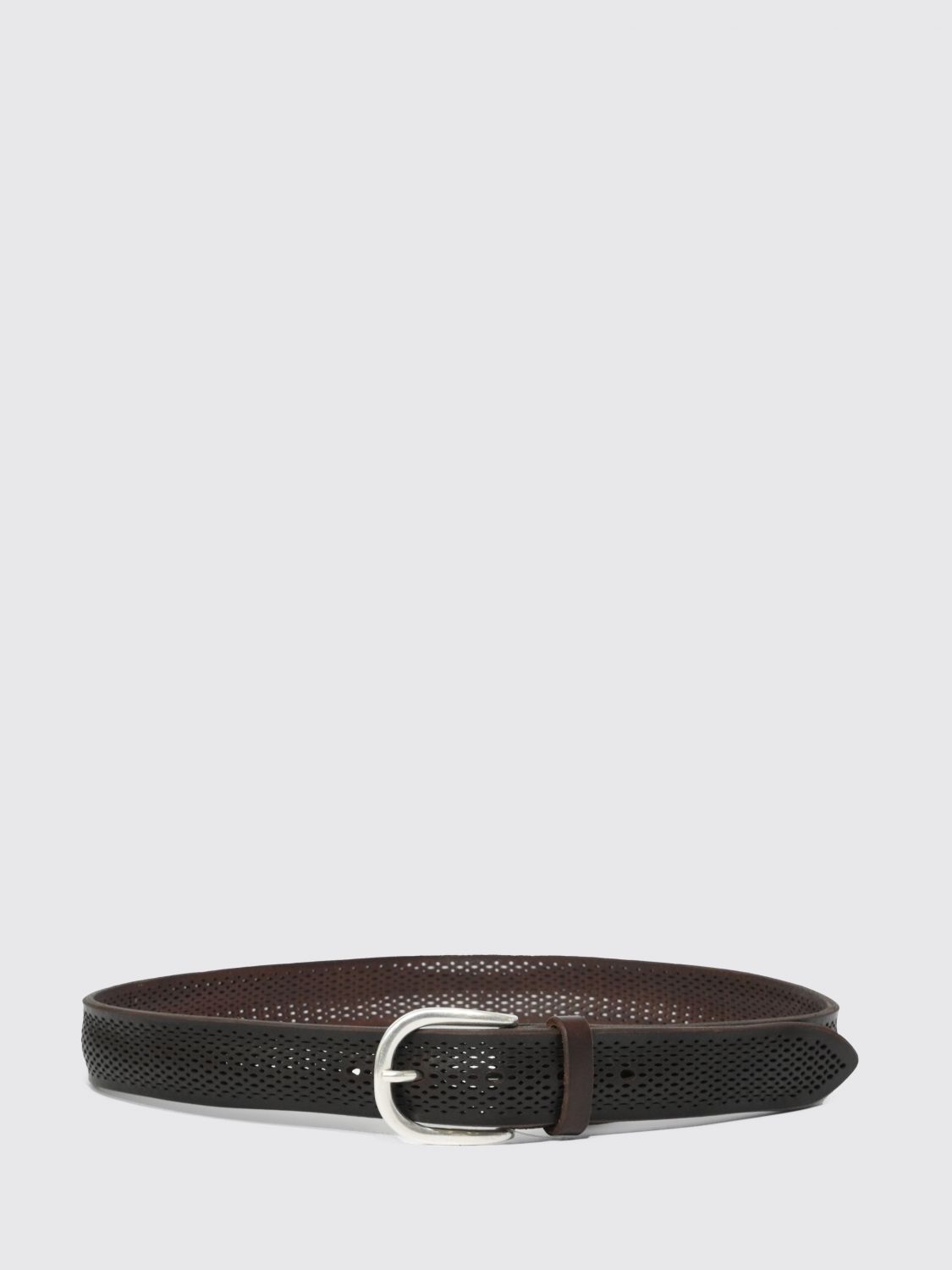 Orciani Perforated Leather Belt