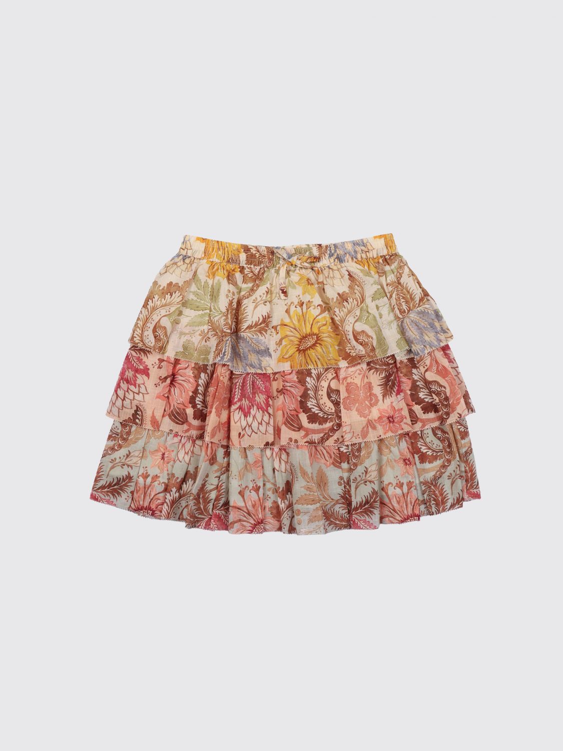 Zimmermann ZIMMERMANN Mini Skirt in Cotton with Floral Print　ZIMMERMANN フラワープリント コットン ミニスカート