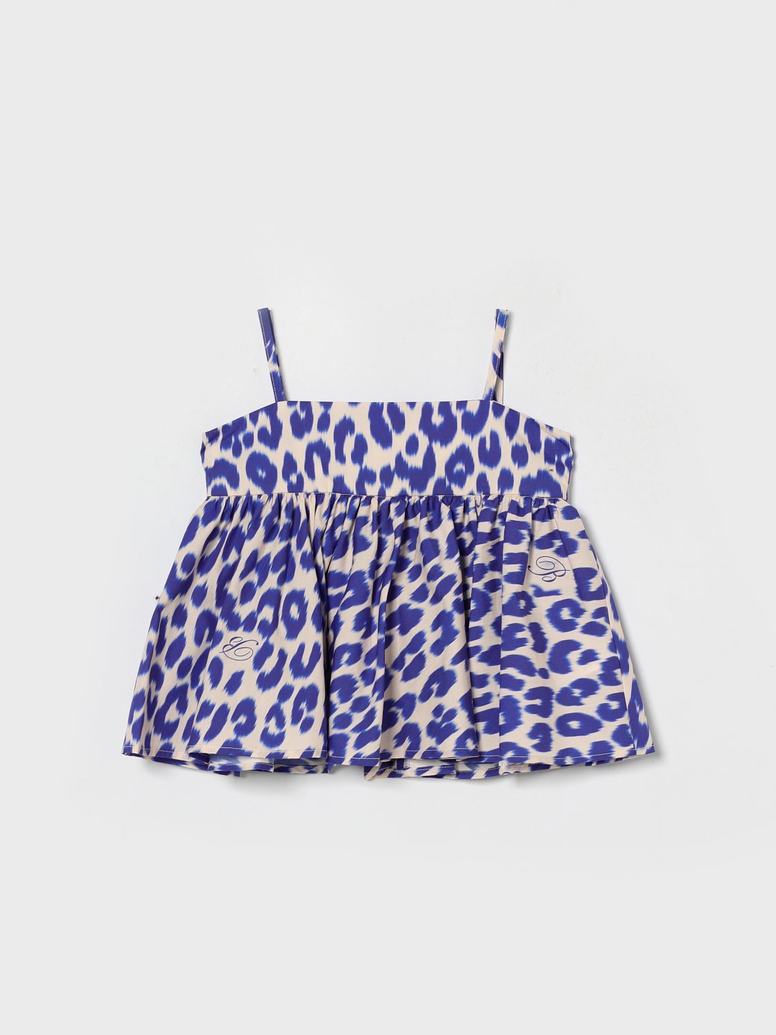 MISS BLUMARINE Top aus Jersey mit Animal-Print
