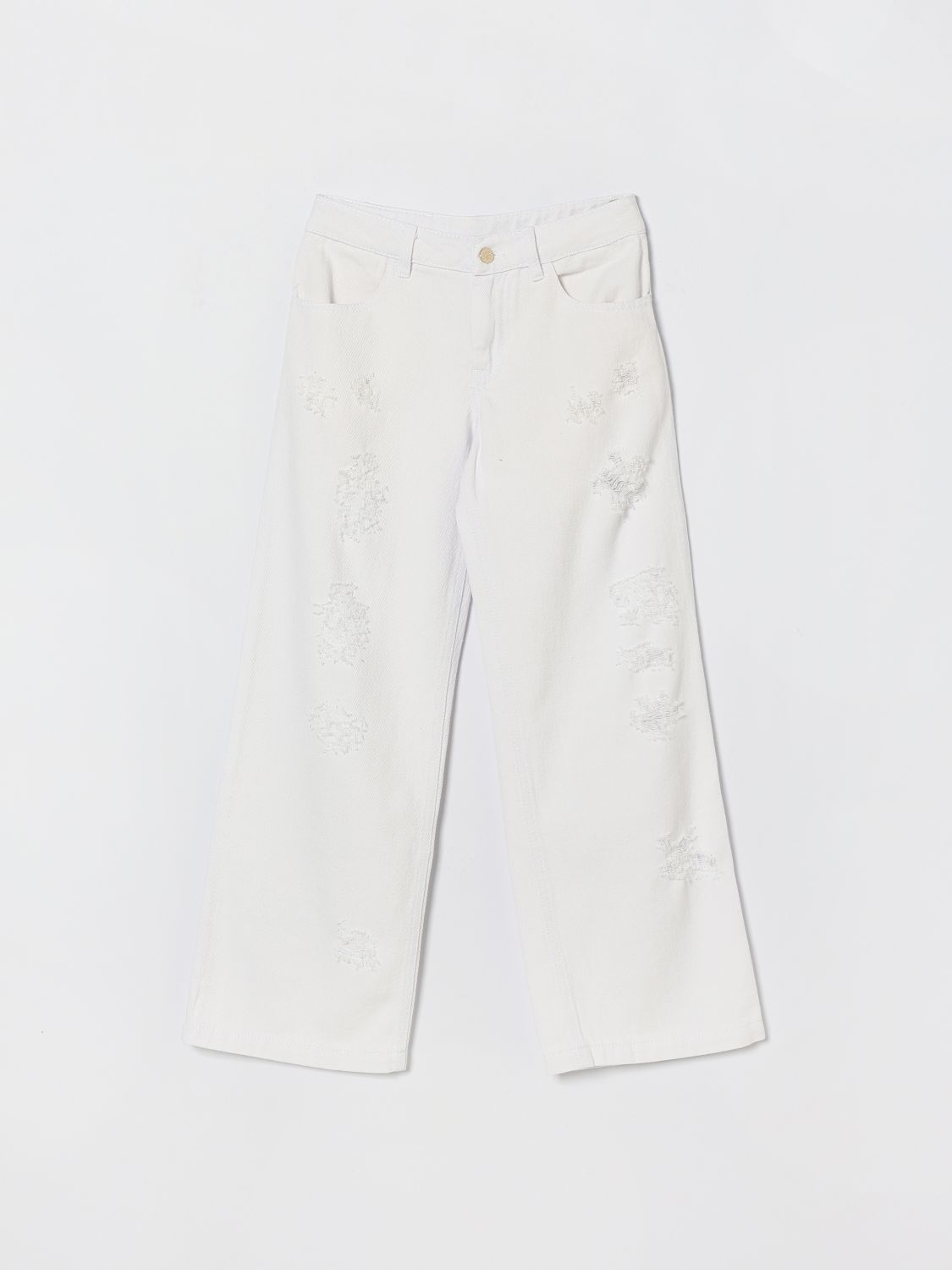 MISS BLUMARINE Jeans aus Distressed-Denim