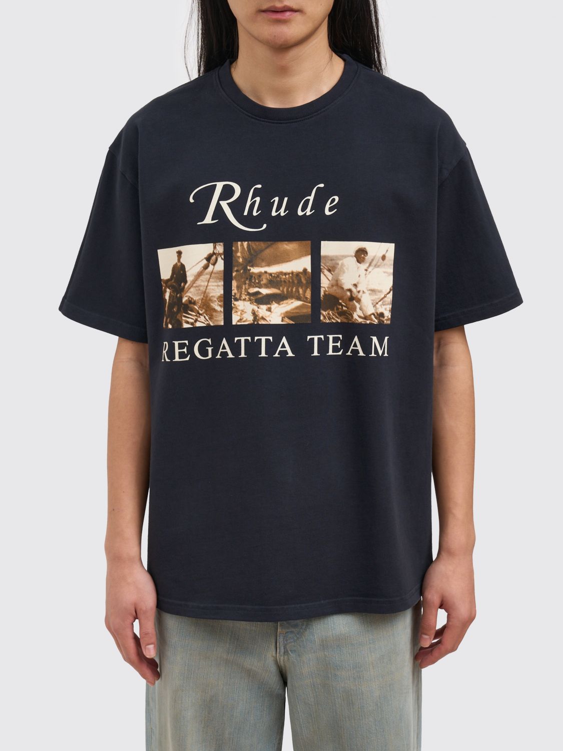 RHUDE Printed Cotton T-Shirt