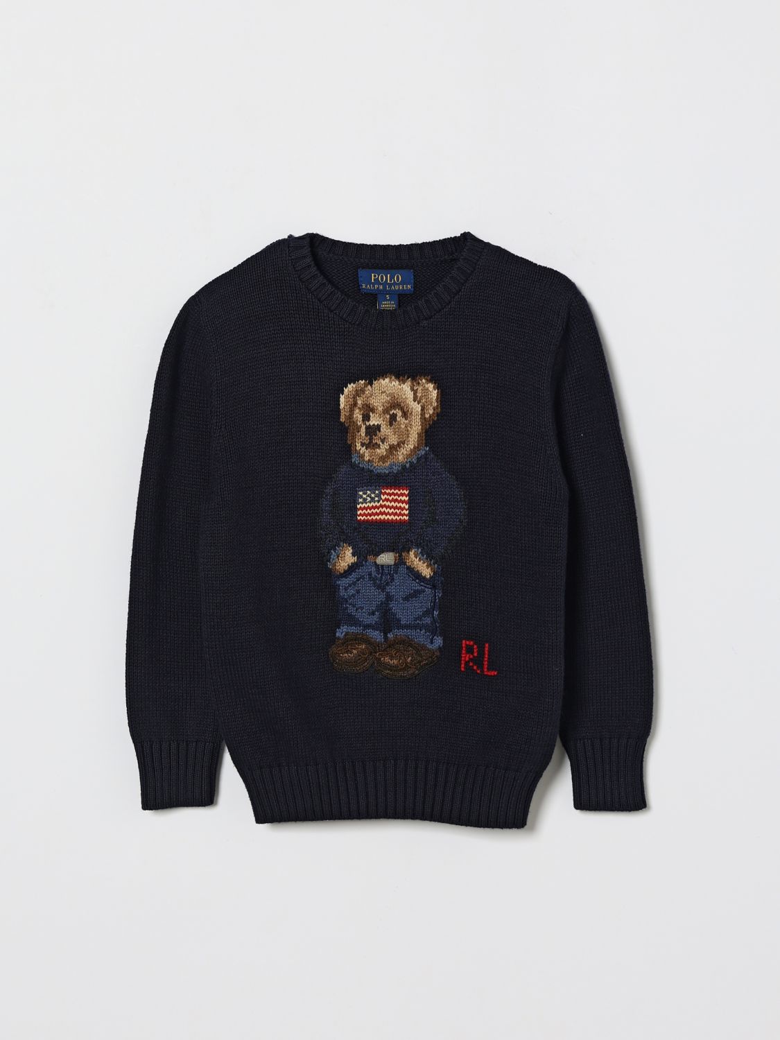 POLO RALPH LAUREN Teddy-Baumwollstrickpullover