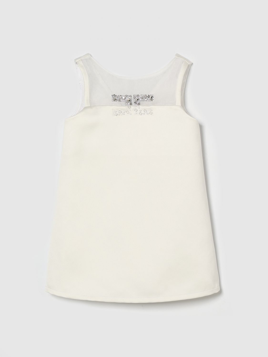 ELISABETTA FRANCHI LA MIA BAMBINA Satin-Kleid