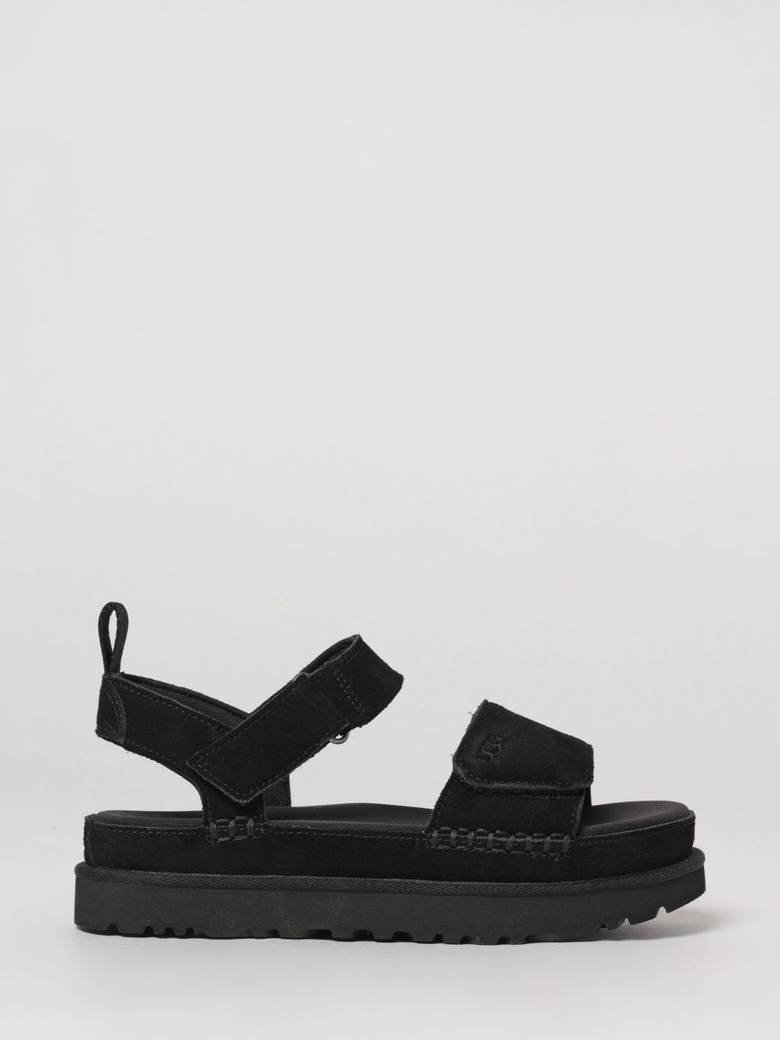 UGG Goldenstar Wildleder-Plateausandalen