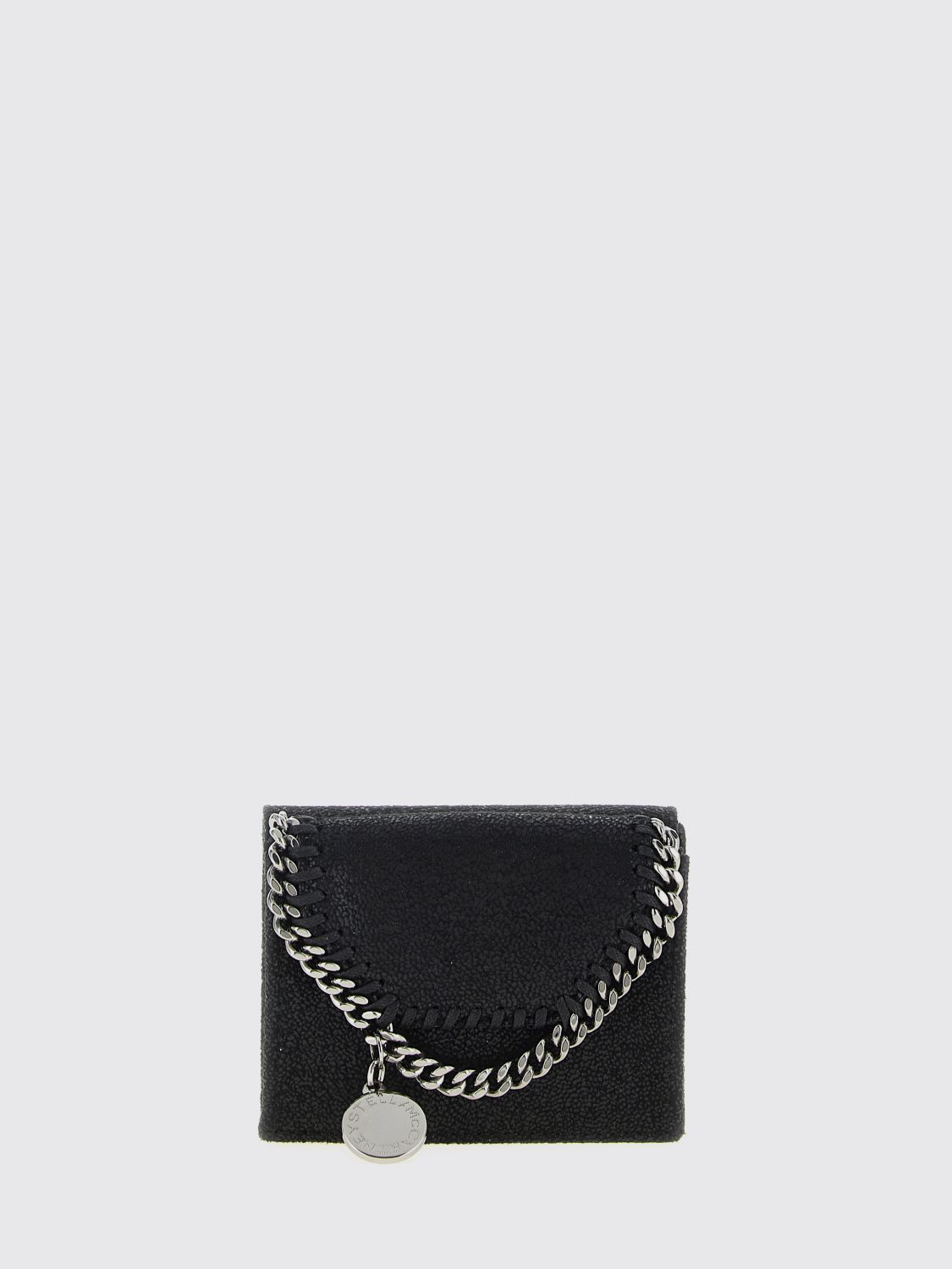STELLA MCCARTNEY Falabella Crackled Synthetic Suede Wallet　STELLA MCCARTNEY ファラベラ クラックル シンセティック スエード ウォレット STELLA