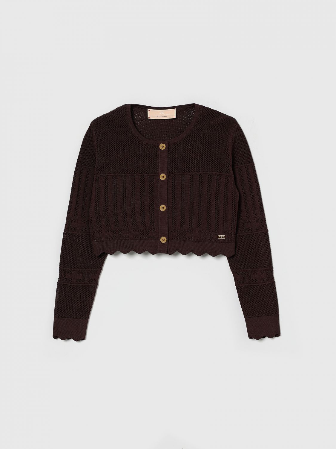 ELISABETTA FRANCHI LA MIA BAMBINA Pullover Kinder Farbe Braun