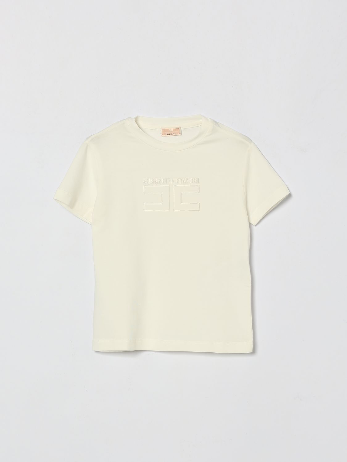 ELISABETTA FRANCHI LA MIA BAMBINA T-Shirt Kinder Farbe Ivory
