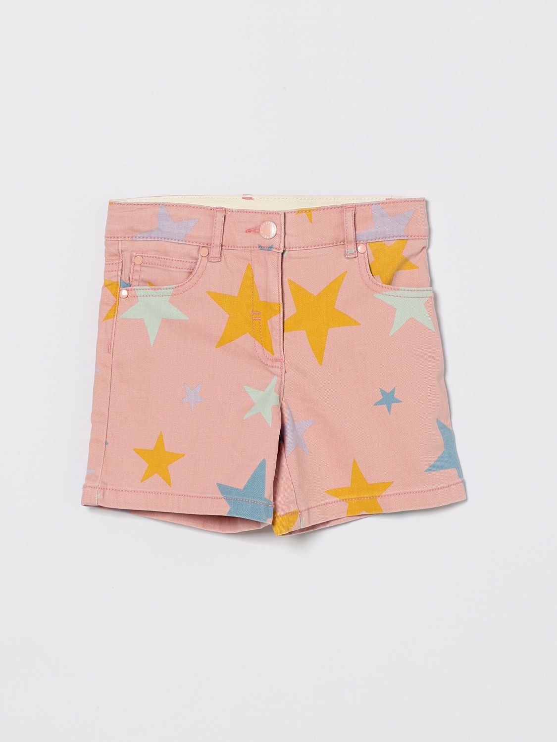 STELLA MCCARTNEY KIDS Cotton Shorts with Star Print　STELLA MCCARTNEY KIDS スタープリントコットンショーツ STELLA