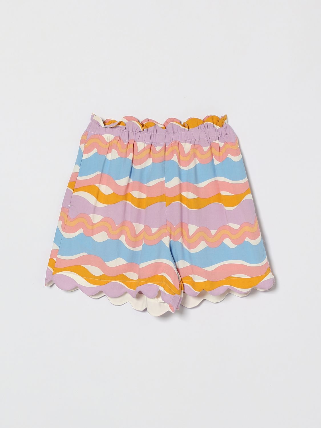 STELLA MCCARTNEY KIDS Wave Print Shorts　STELLA MCCARTNEY KIDS ウェーブ プリント ショーツ STELLA