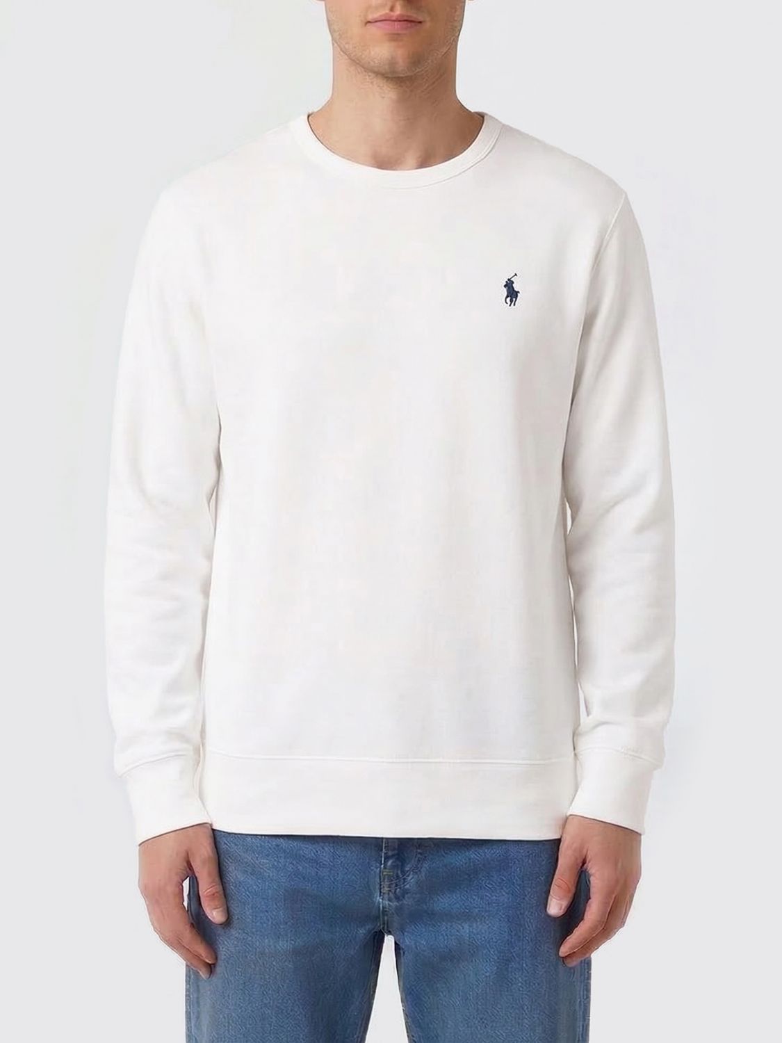POLO RALPH LAUREN Rundhals-Sweatshirt aus Baumwollmischung mit Logo