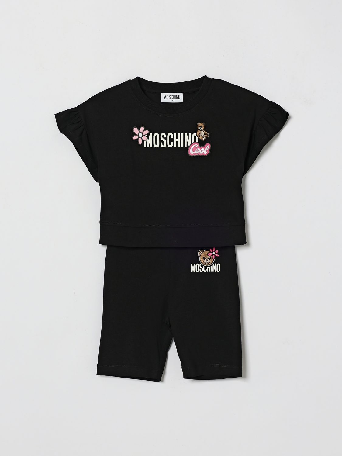 MOSCHINO Baumwoll-Set mit Logo