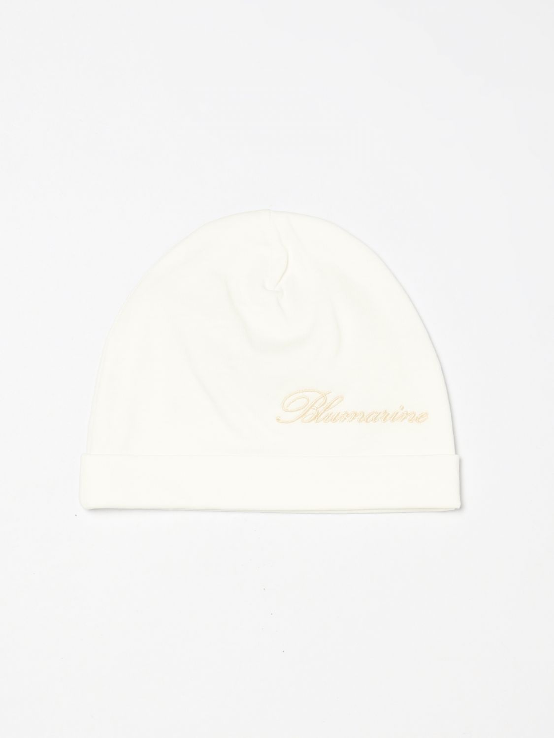 MISS BLUMARINE Baumwollhut mit gesticktem Logo