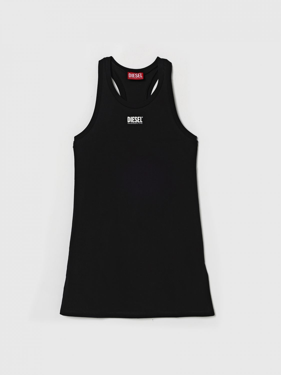 DIESEL Cotton Logo Dress　DIESEL コットン ロゴ ワンピース DIESEL