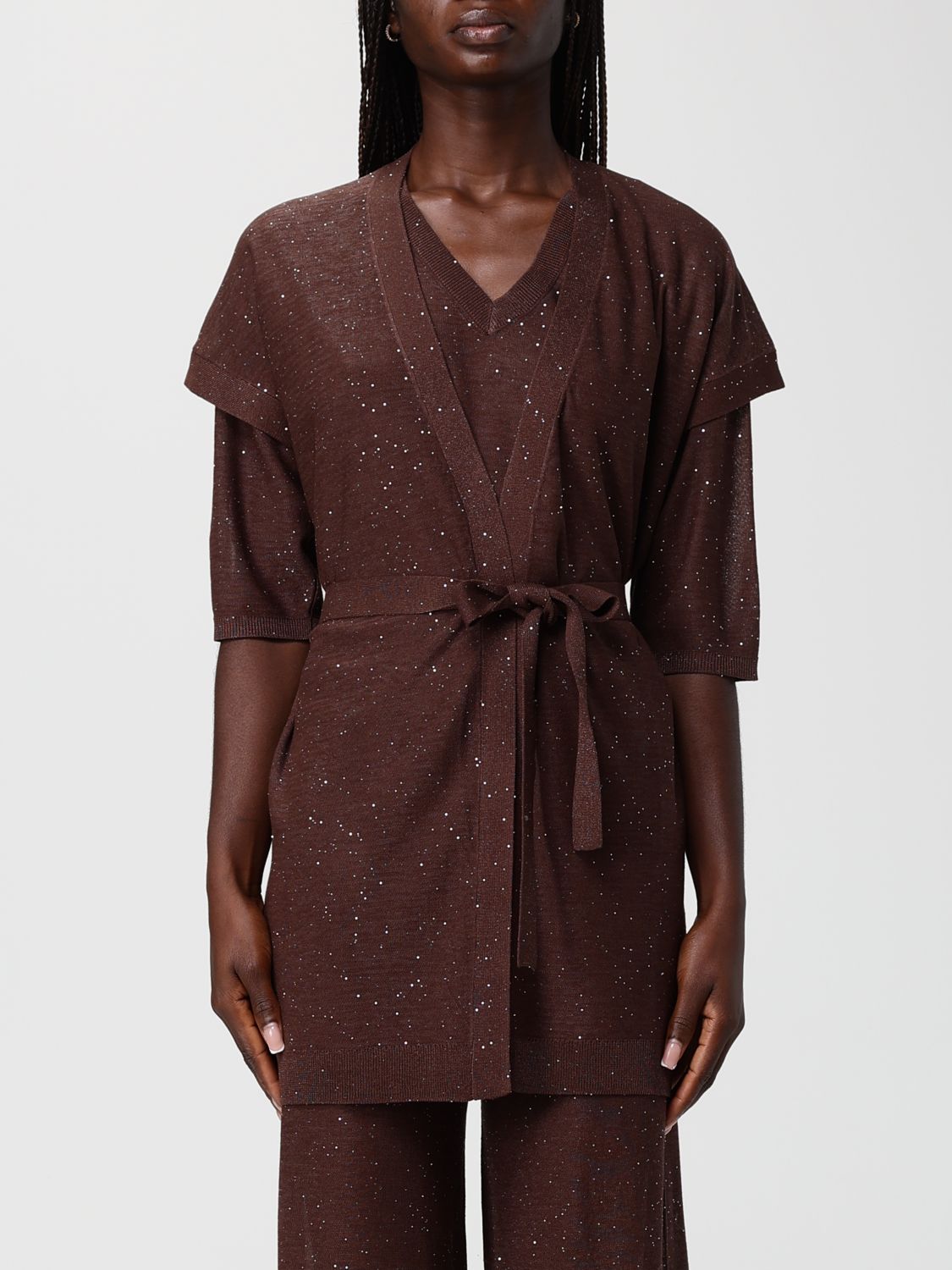 Maglia KANGRA Donna colore Cacao