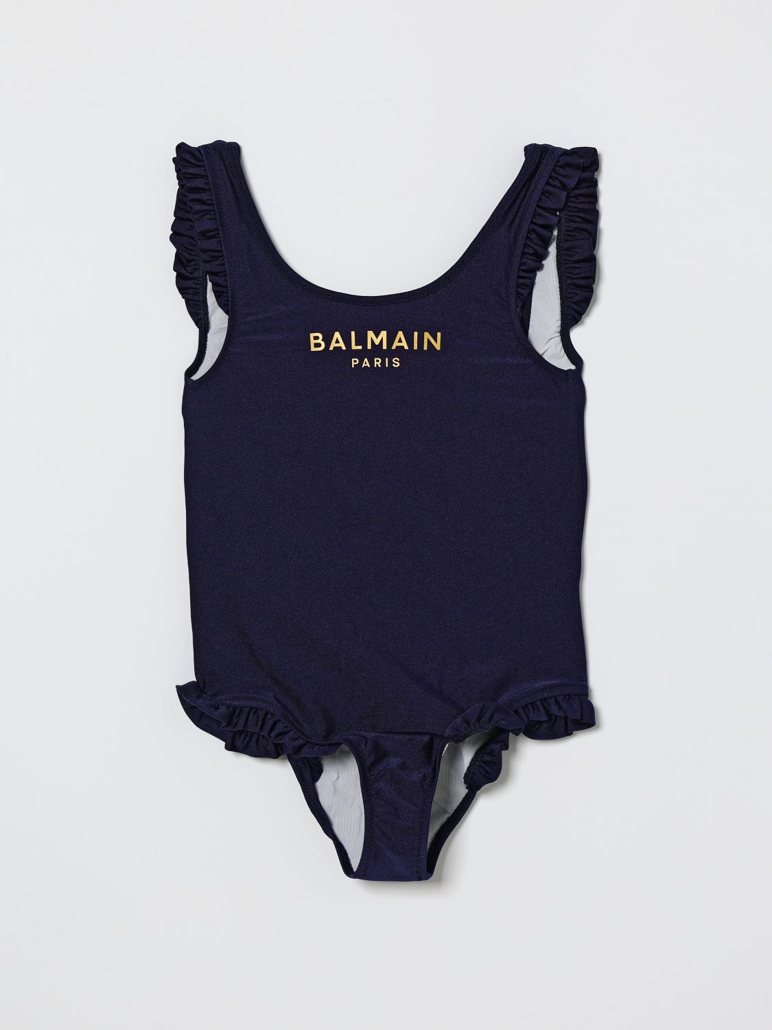 BALMAIN Einteiliger Badeanzug mit Logo