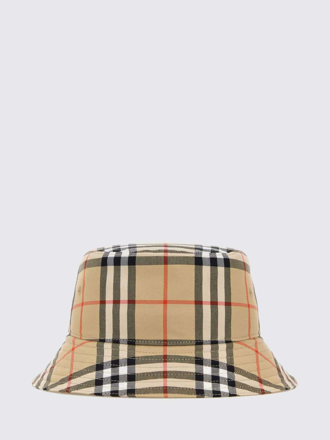 Burberry BURBERRY Cotton Hat Vintage Check Print　BURBERRY コットンハット ヴィンテージチェックプリント