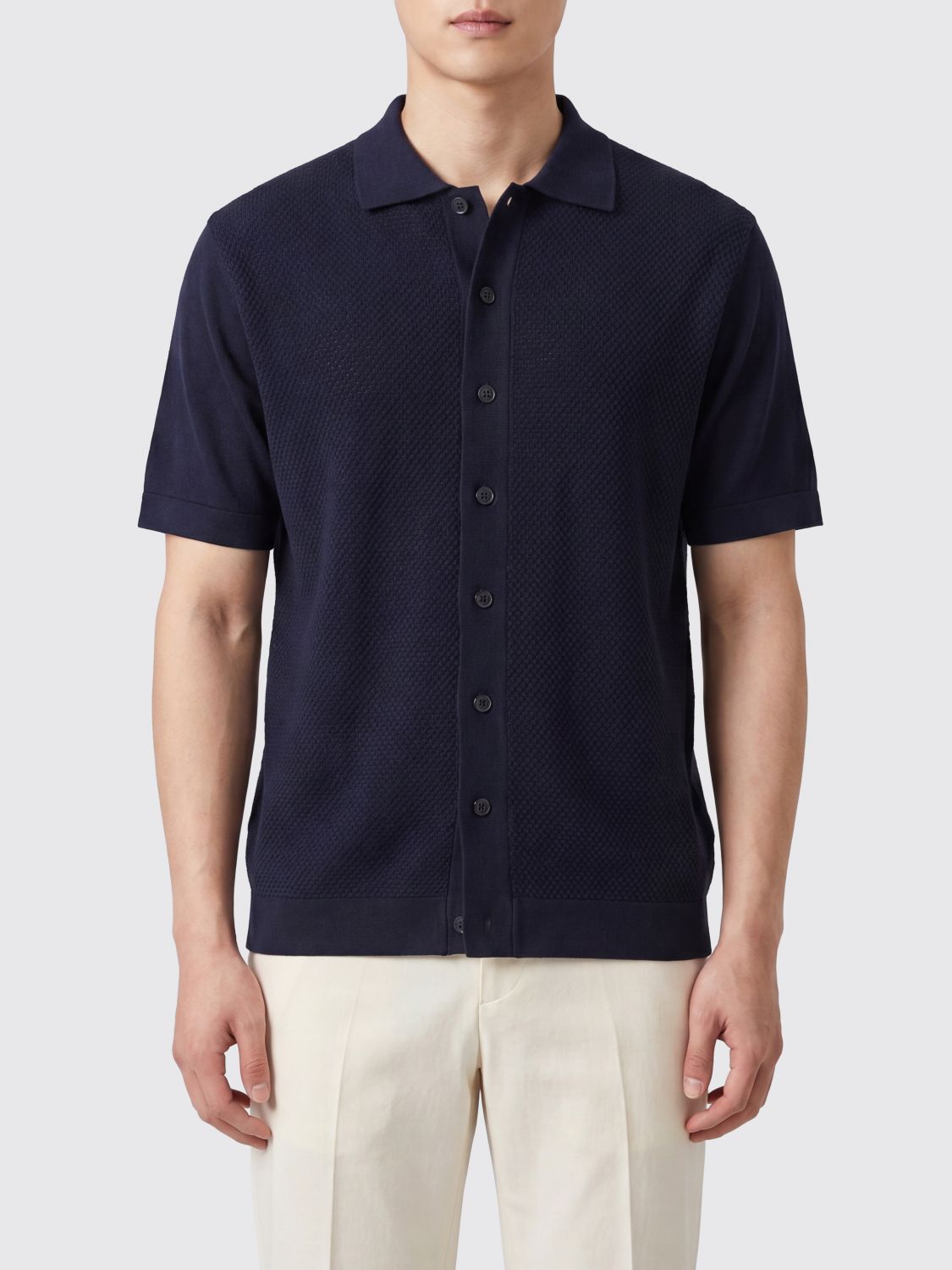 KANGRA Polo Shirt Men color Blue