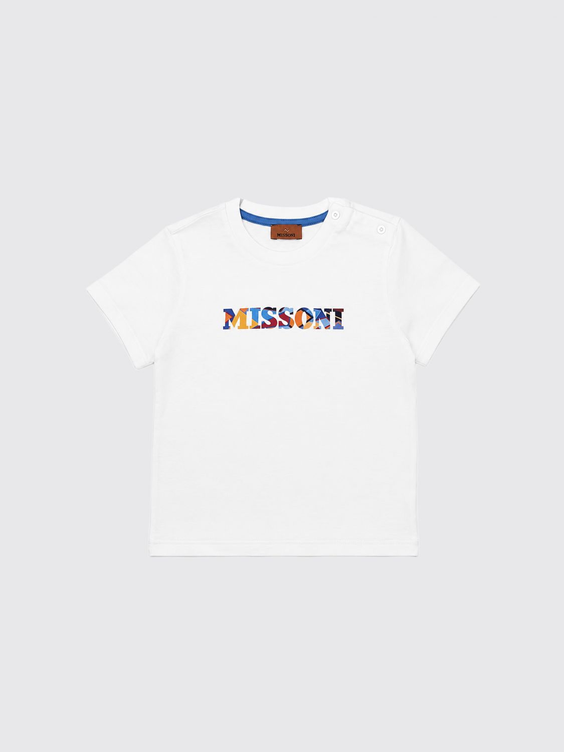 MISSONI T-shirt in cotone con logo stampato