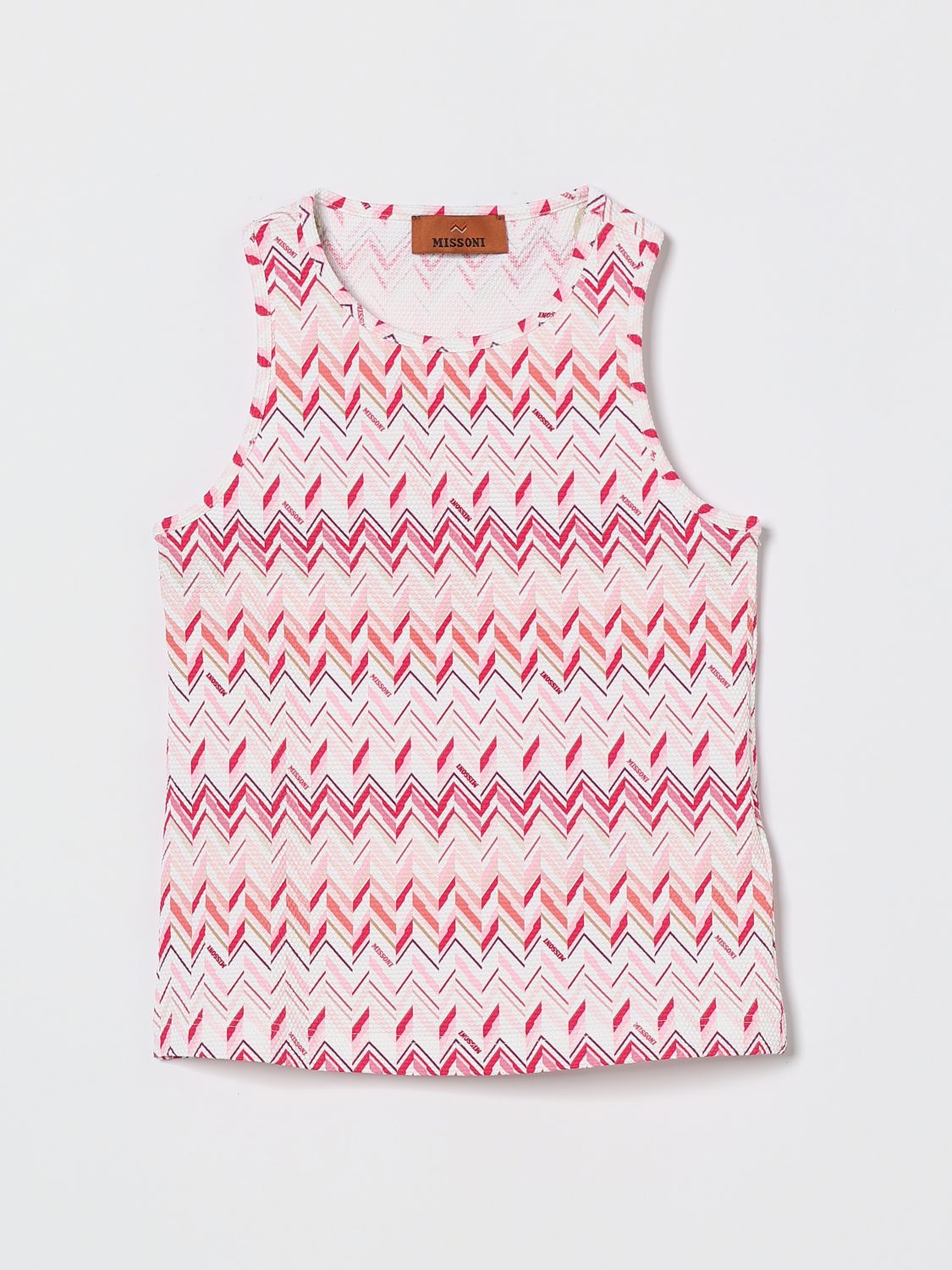MISSONI Ärmelloses Jersey-Top mit Zickzackmuster