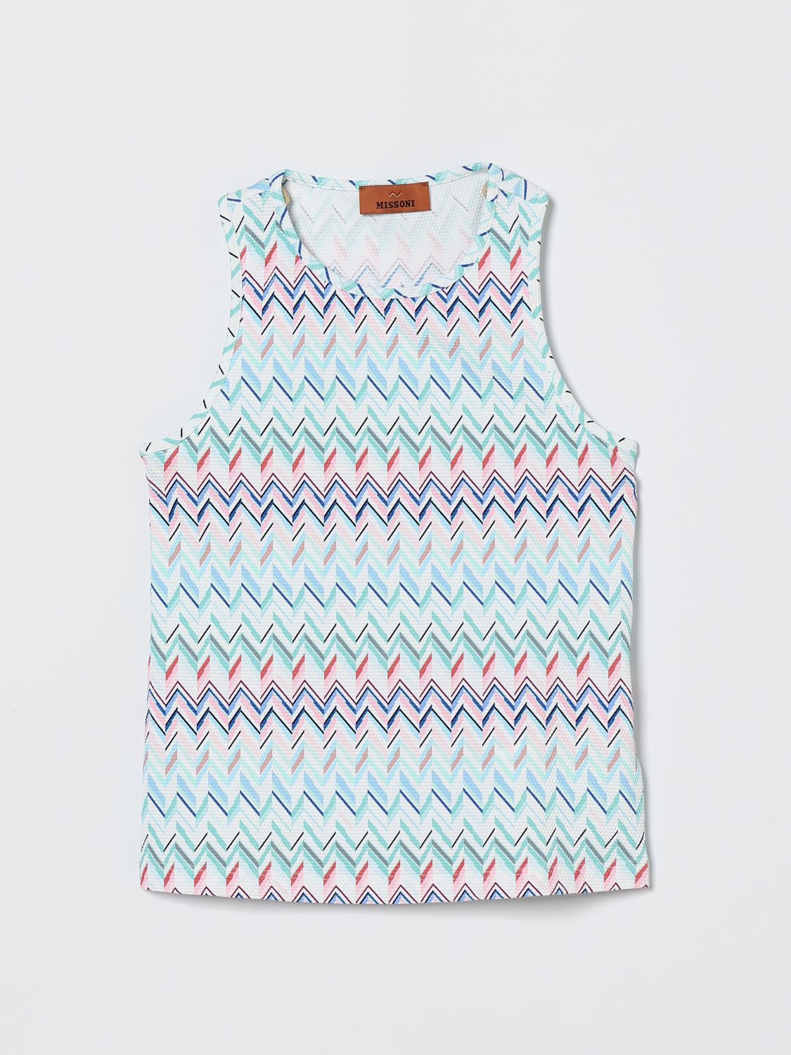 MISSONI Ärmelloses Jersey-Top mit Zickzackmuster