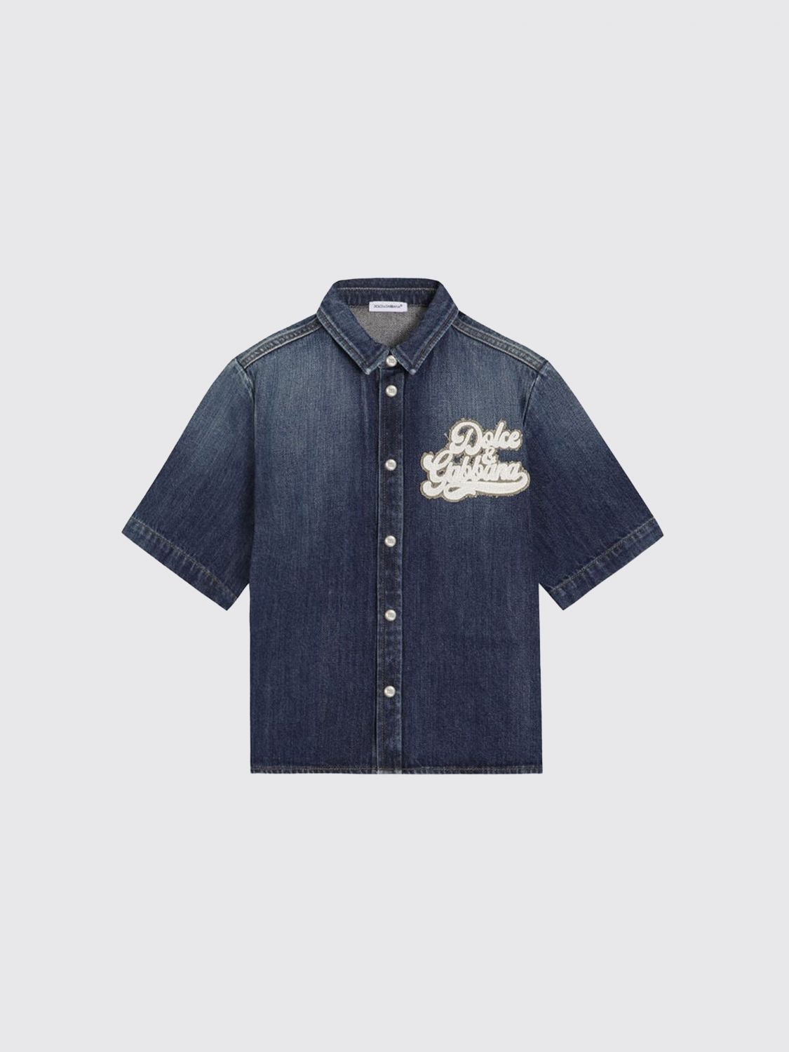 DOLCE & GABBANA Hemd aus Baumwolldenim