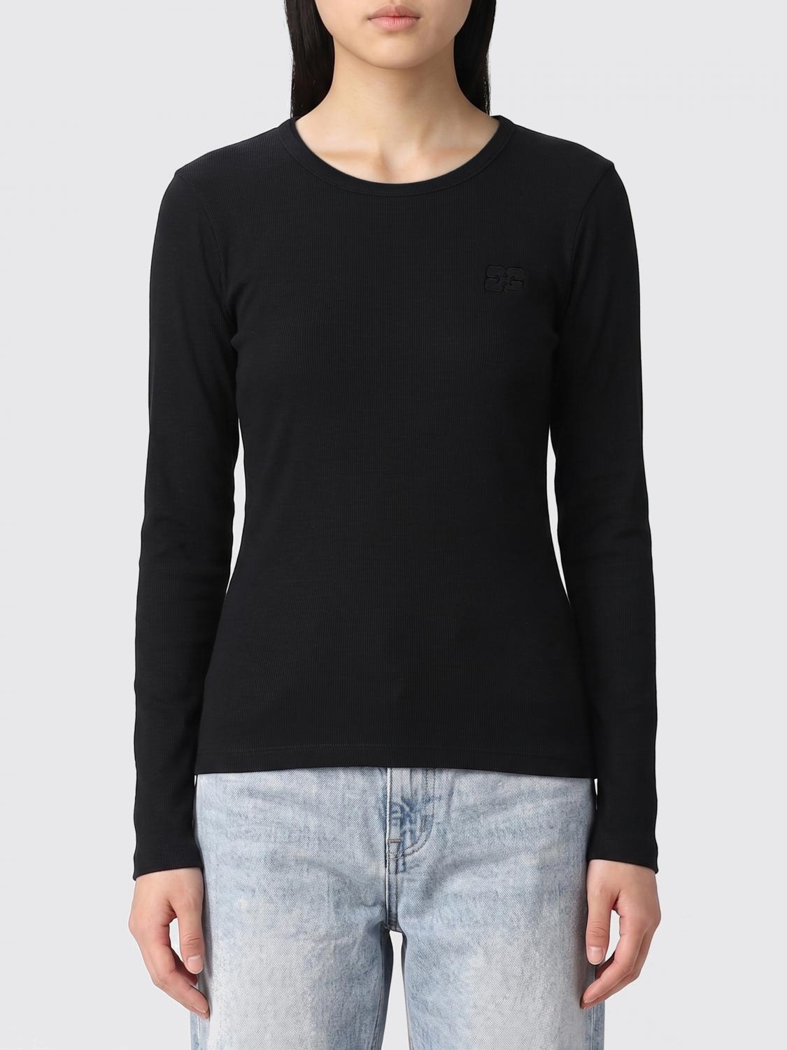 GANNI T-Shirt Woman color Grey