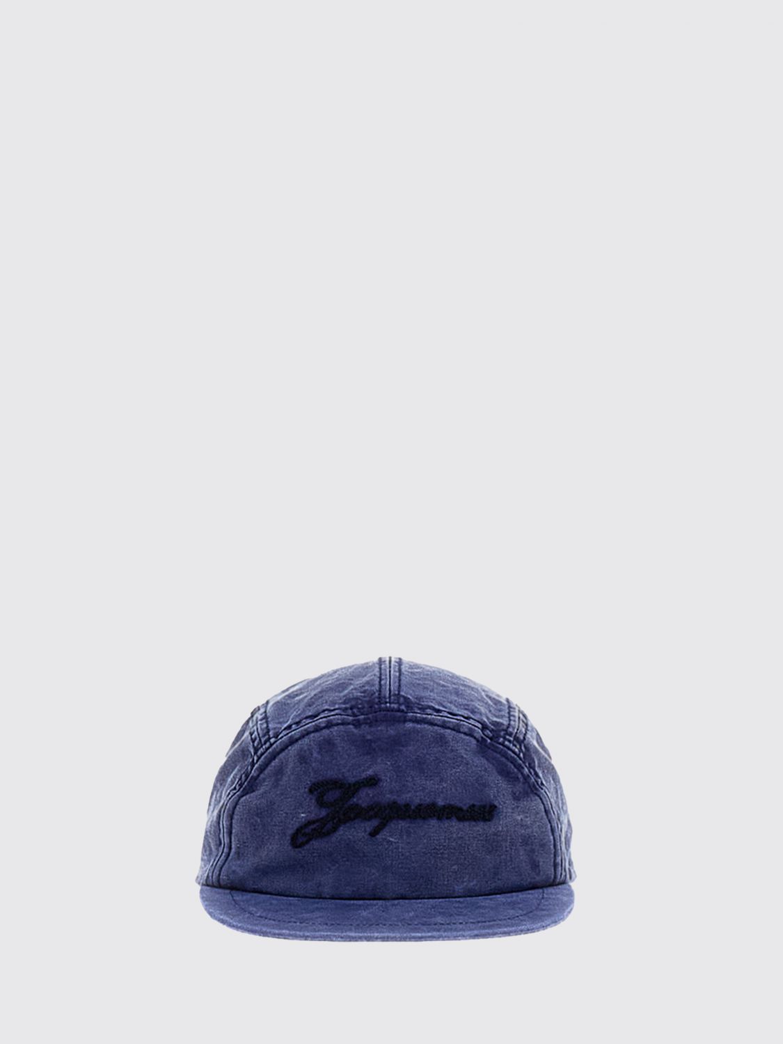 JACQUEMUS Cotton hat with embroidered logo