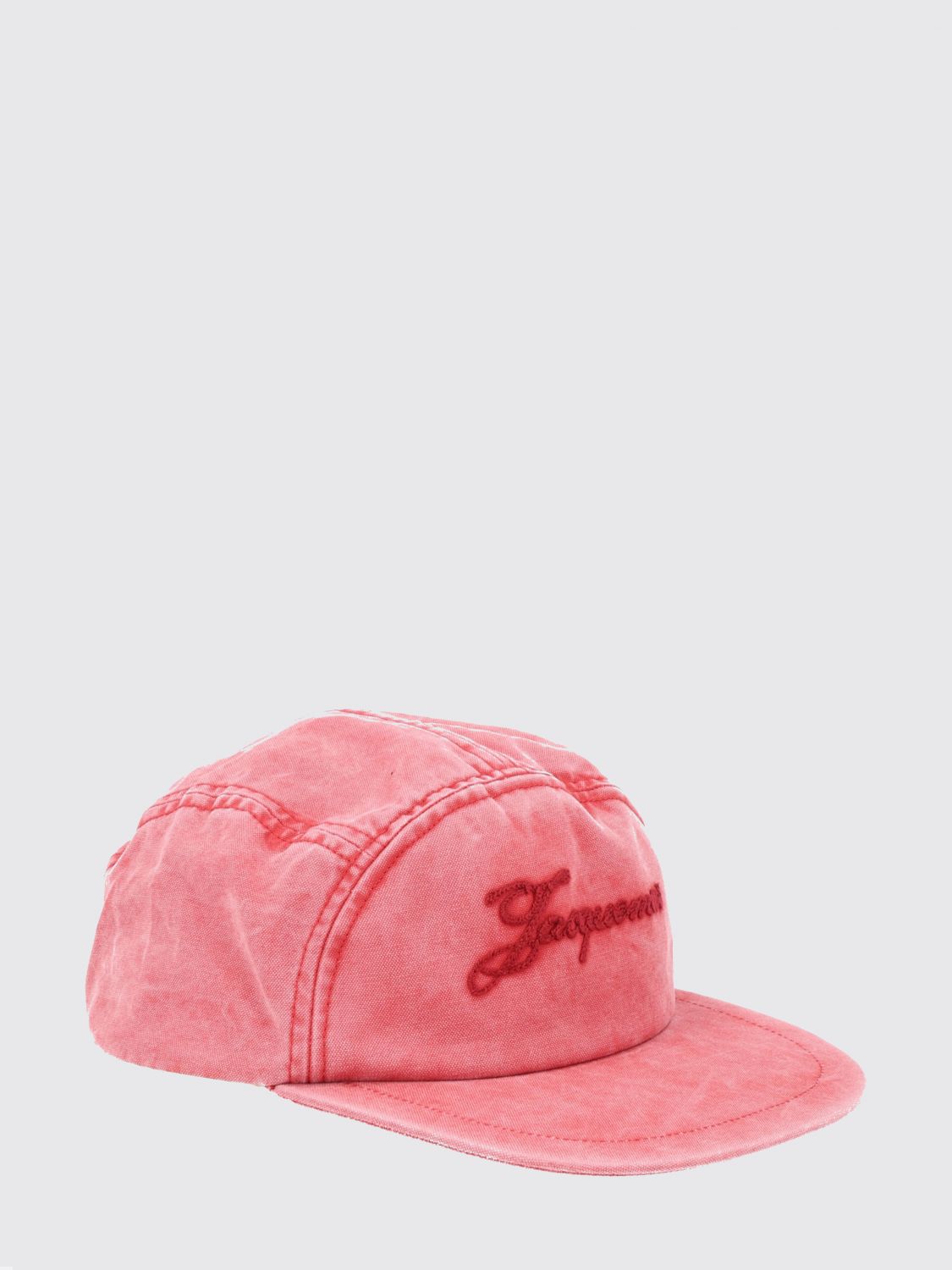 JACQUEMUS Cotton Hat with Embroidered Logo